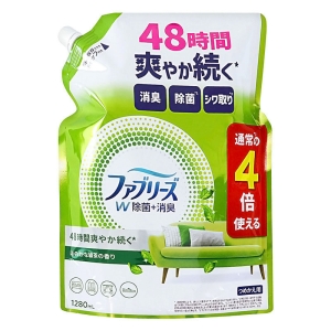 ファブリーズ W除菌+消臭 布用 ほのかな緑茶の香り 詰替 特大 4回分 1280ml