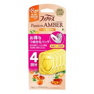 ファブリーズ W消臭 トイレ用消臭剤 詰替 パッションアンバー 4回分