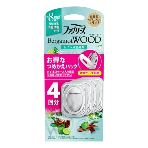 ファブリーズ W消臭 トイレ用消臭剤 詰替 ベルガモッドウッド 4回分