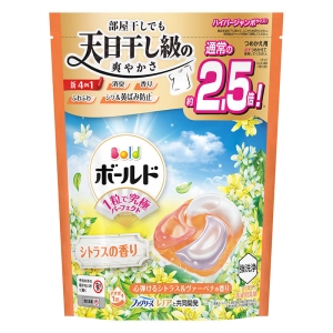 ジェルボール4D 心弾けるシトラス&ヴァーベナの香り 詰替 ハイパージャンボサイズ 27個