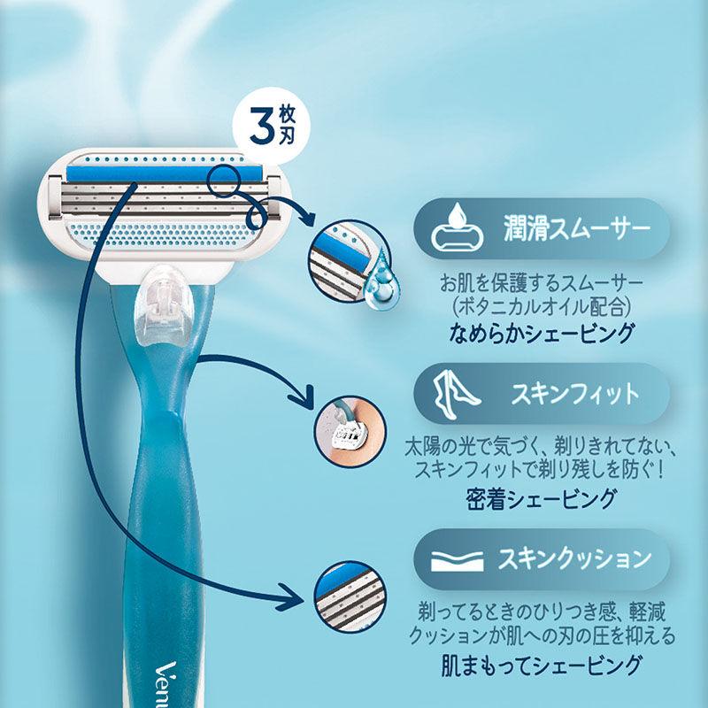 ヴィーナス すべすべ肌 ホルダー 替刃1個付