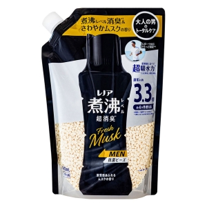 煮沸レベル消臭 抗菌ビーズ MEN 清潔感あふれるムスク 詰替用 超特大 1410ml