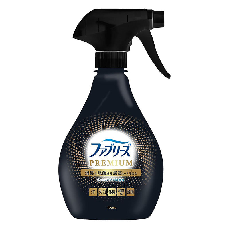 ファブリーズ 消臭スプレー 布用 PREMIUM 消臭+除菌 クールアクア 本体 370ml