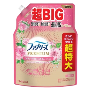 ファブリーズ 布用 W除菌+消臭 プレミアム パステルフローラル&ブロッサム 詰替 超特大 1240ml