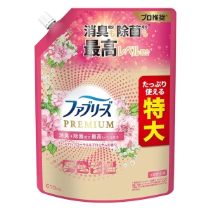 ファブリーズ 消臭スプレー 布用 PREMIUM 消臭+除菌 パステルフローラル＆ブロッサムの香り 詰替 特大 610ml