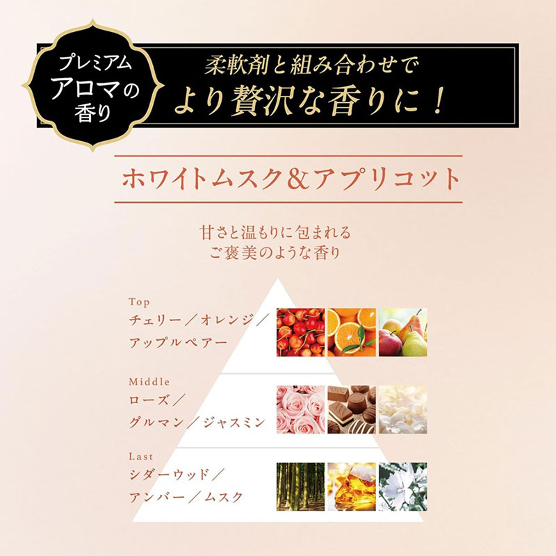 レノア オードリュクス エターナル 香りつけビーズ ホワイトムスク&アプリコット 詰替 特大 920ml