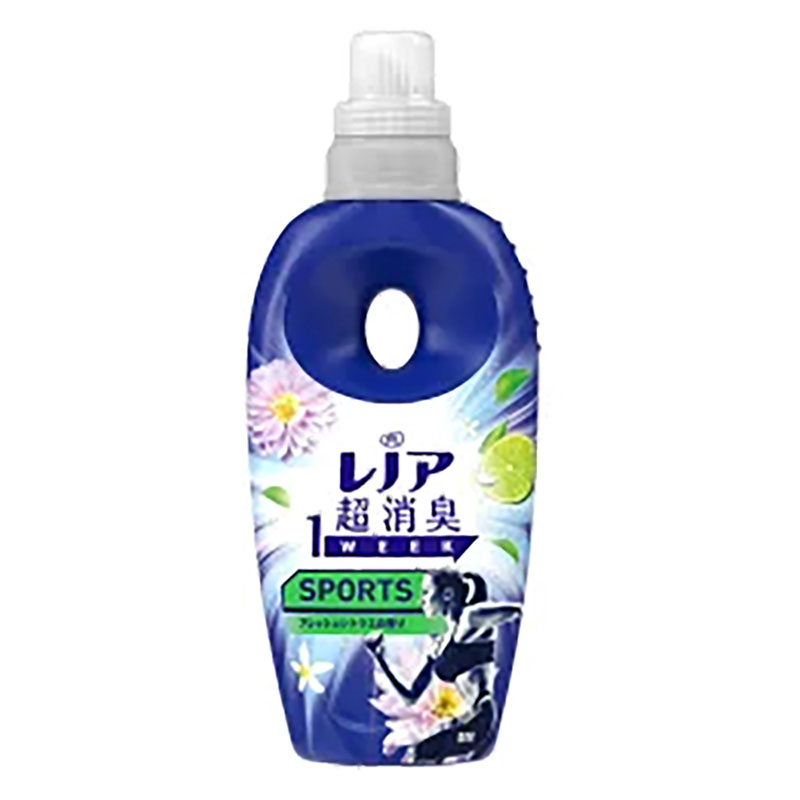 レノア超消臭 1WEEK SPORTS 柔軟剤 フレッシュシトラスの香り 本体 490ml