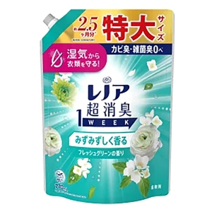 レノア超消臭 1WEEK 柔軟剤 フレッシュグリーンの香り 詰替 特大 770ml