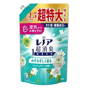 レノア超消臭 1WEEK 柔軟剤 フレッシュグリーンの香り 詰替 超特大 1380ml