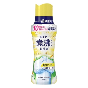 レノア 煮沸レベル消臭 抗菌ビーズ 黄ばみブロッカー シトラスホワイトの香り 本体 420ml