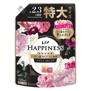 レノア ハピネス 夢ふわタッチ 柔軟剤 ジャスミン＆ムスクの香り 詰替 特大サイズ 720ml