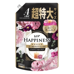 レノア ハピネス 夢ふわタッチ 柔軟剤 大人リッチなジャスミン&ムスク 詰替 超特大 1285ml