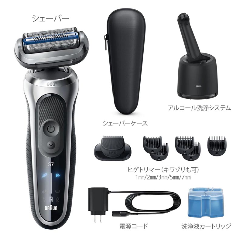 洗浄器付きモデル電動シェーバー 73-S85010CC