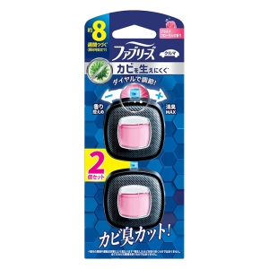 ファブリーズ クルマ イージークリップ 防カビエキスパート プラチナフローラル 2.5mL×2個