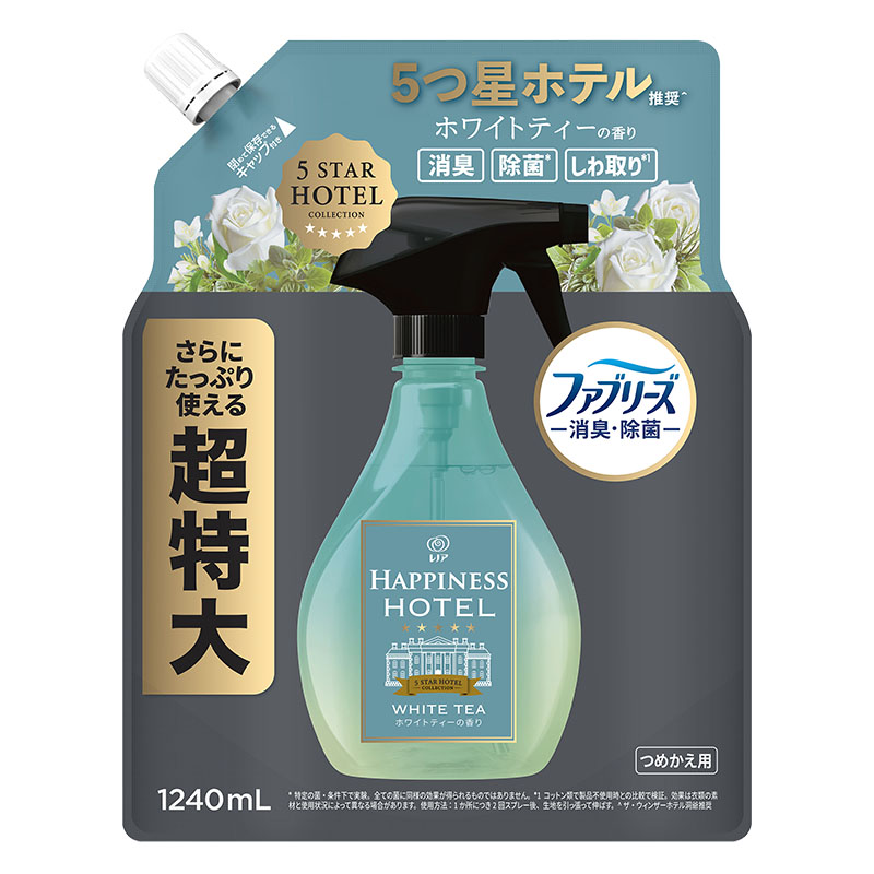 レノアハピネスミスト ホワイトティーの香り 詰替 1240ml