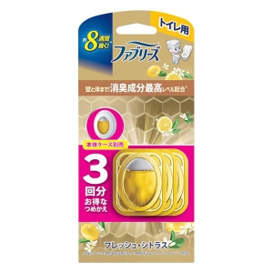 ファブリーズ トイレ用 消臭成分最高レベル フレッシュ・シトラス 詰替 3回分