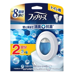 ファブリーズ トイレ用 消臭+抗菌 ウルトラ・フレッシュ・シャボン 本体 6.3ml+つめかえ1個