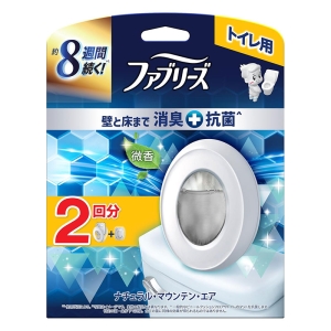 ファブリーズ トイレ用 消臭＋抗菌 ナチュラル・マウンテン・エア 2回分(本体+詰替)