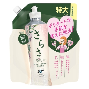 さらさ 食器用洗剤 ほのかでやさしい柑橘の香り 詰め替え 特大 620ml