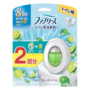 ファブリーズ トイレ用 フルーティ・グリーン 2回分(本体+詰替)