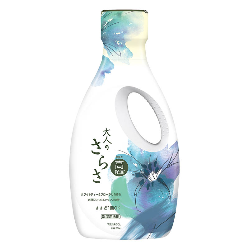 大人のさらさ 洗濯洗剤 液体 ホワイトティー＆フローラルの香り 本体 600g