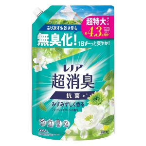 レノア 超消臭 抗菌 柔軟剤 フレッシュグリーンの香り 超特大 詰替 1335ｍL