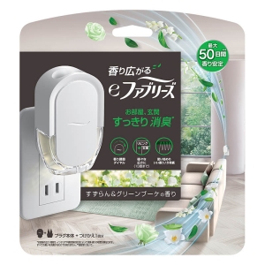 香り広がるeファブリーズ 室内・玄関用 消臭・芳香剤 すずらん＆グリーンブーケの香りプラグ本体 26mL