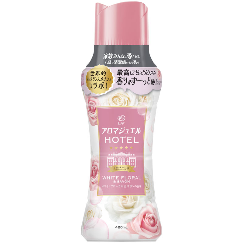 【お取り寄せ商品】レノア アロマジュエル ホワイトフローラル＆サボンの香り 420ml