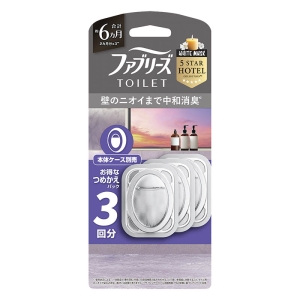 ファブリーズ トイレ用消臭剤 プレミアムシリーズ ホワイトムスクの香り お得な詰め替えパック 6.3mL×3個
