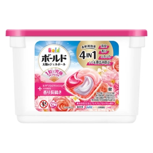 ボールド 洗濯洗剤 太陽のジェルボール 4 in 1 華やかおひさまとプレミアムブロッサムの香り 本体 14個