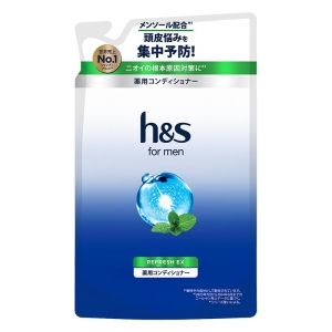 h&s for men リフレッシュEX コンディショナー 詰め替え 300g ベルガモットメンソールの香り【医薬部外品】
