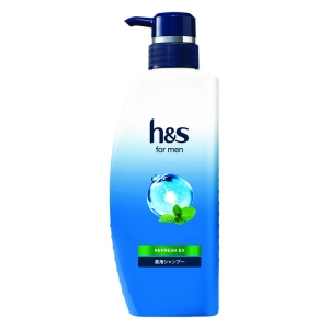 h&s for men リフレッシュEX シャンプー ポンプ 350g ベルガモットメンソールの香り【医薬部外品】