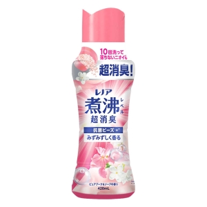 レノア 煮沸レベル超消臭 抗菌ビーズ  ピュアブーケ&ソープの香り 本体 420ml