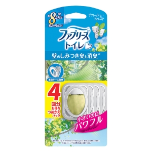 ファブリーズ トイレ用消臭剤 リフレッシュ・フォレストの香り 詰め替えパック 6.3mLx4回分