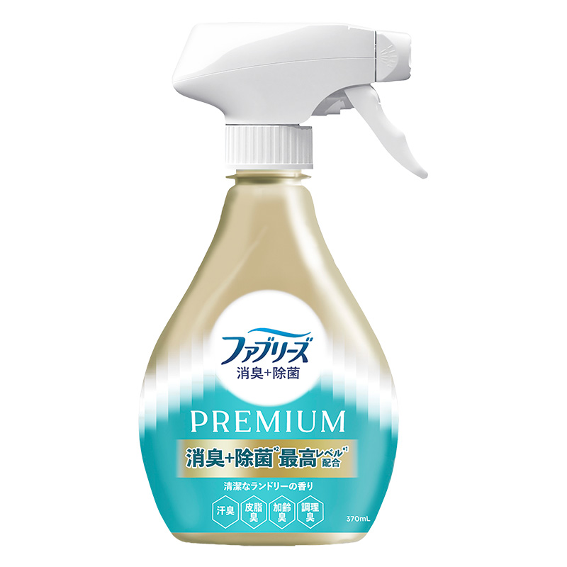 ファブリーズ 消臭＋除菌 PREMIUM 清潔なランドリーの香り 本体 370ml
