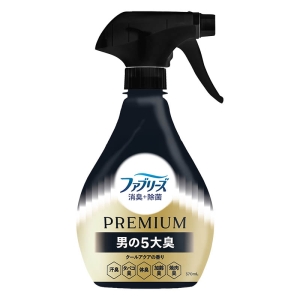 ファブリーズ 消臭＋除菌 PREMIUM 男の5大臭クールアクアの香り 本体 370ml