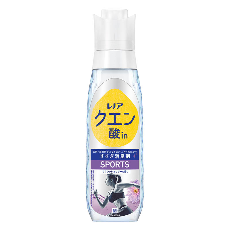 レノア クエン酸in 衣類のすすぎ消臭剤 SPORTS リフレッシュリリーの香り 本体 430ml