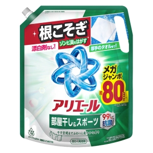アリエール 洗濯洗剤 部屋干し＆スポーツ 液体 1950g 詰め替え