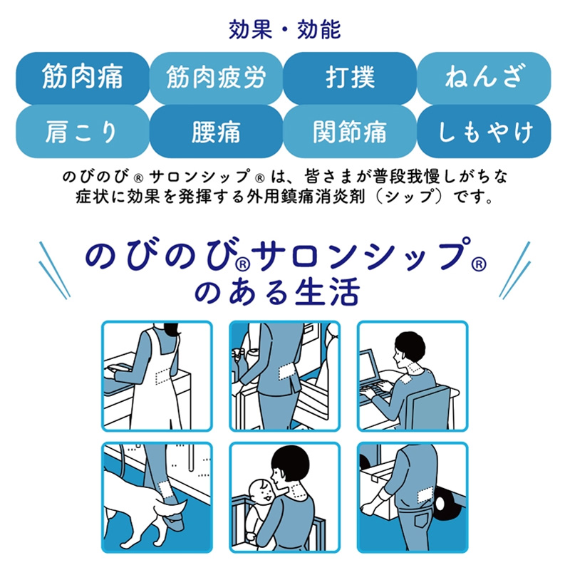 【第3類医薬品】のびのびサロンシップフィット 20枚