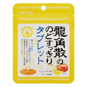 龍角散ののどすっきりタブレット ハニーレモン味 10.4g