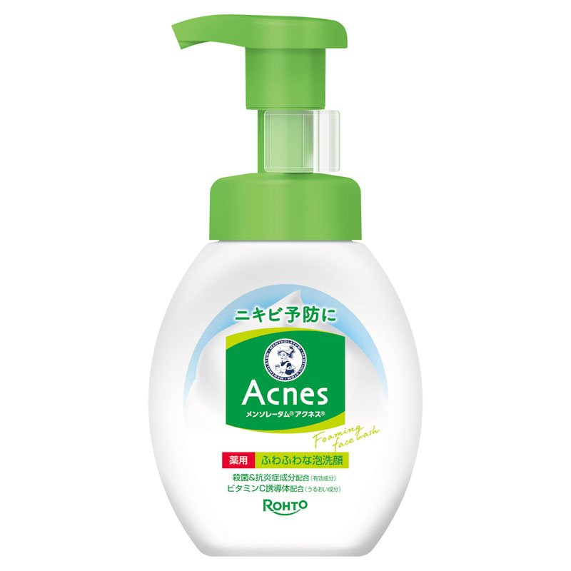 メンソレータムアクネス 薬用ふわふわな泡洗顔 160ml【医薬部外品】