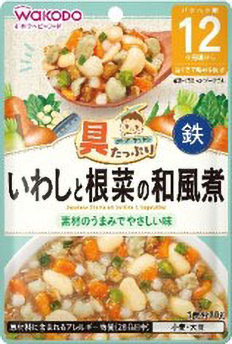 具たっぷりグーグーキッチン いわしと根菜の和風煮 80g