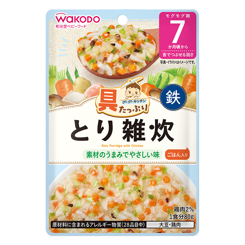 具たっぷりグーグーキッチン とり雑炊 80g