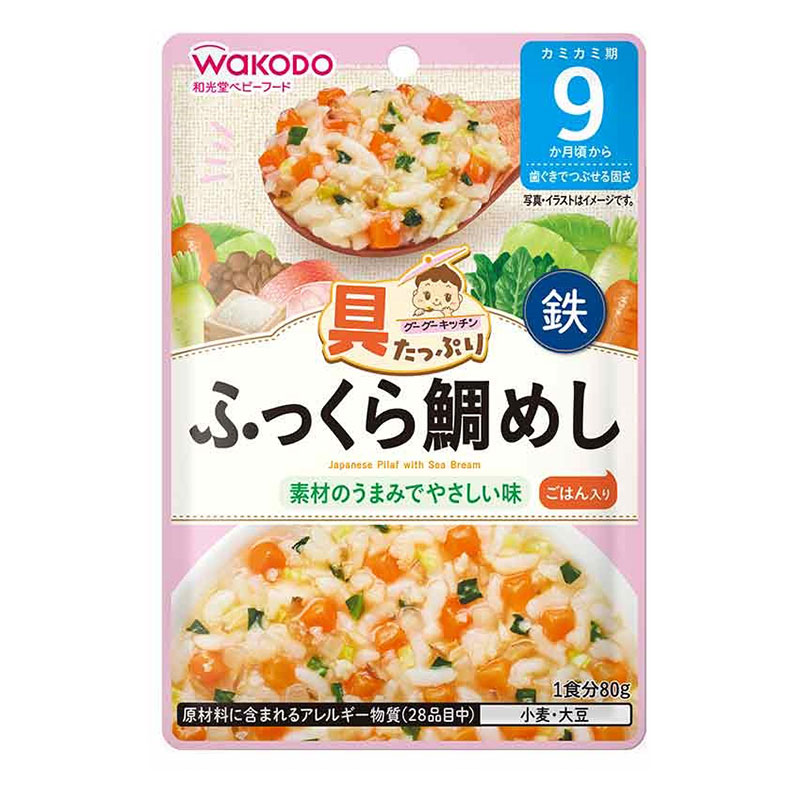 具たっぷりグーグーキッチン ふっくら鯛めし 80g