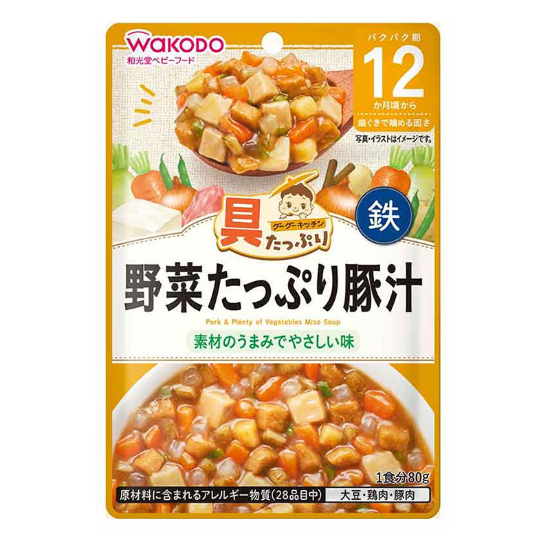 具たっぷりグーグーキッチン 野菜たっぷり豚汁 80g