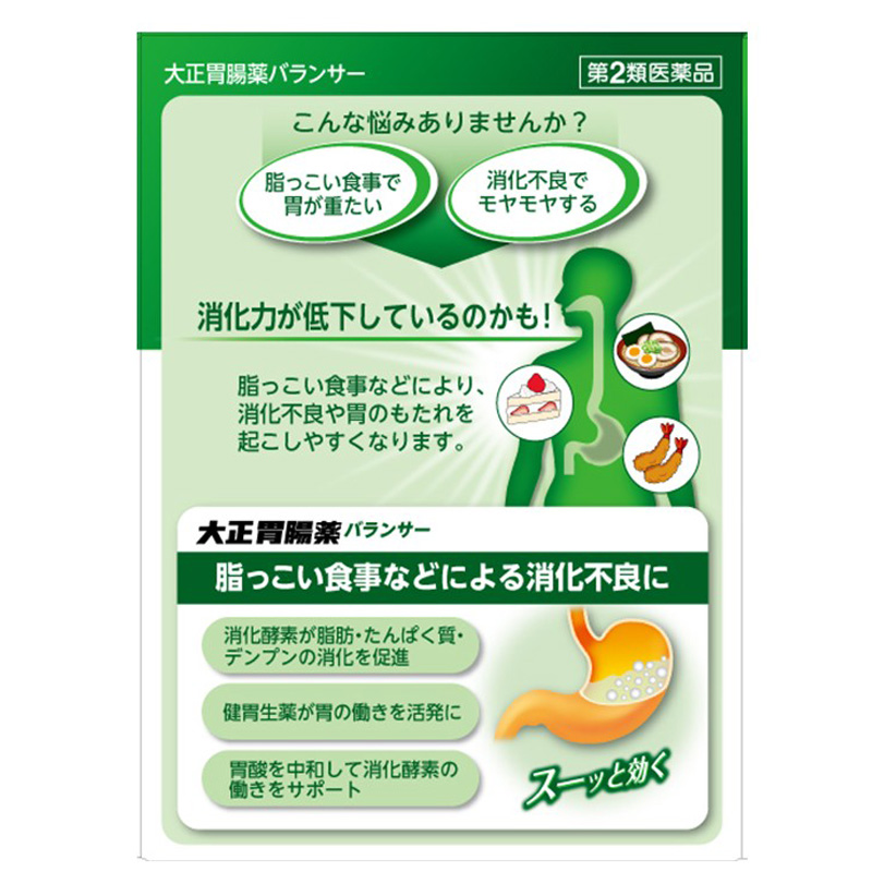 【第2類医薬品】大正胃腸薬バランサー 12包