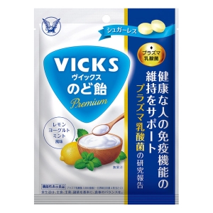 ヴイックスのど飴プレミアム プラズマ乳酸菌 39g 【機能性表示食品】