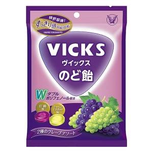 ヴイックスのど飴 2種のグレープアソート 70g