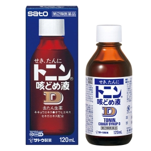 【指定第2類医薬品】●トニン 咳どめ液D 120ml