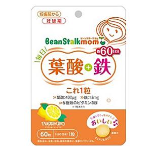 ビーンスタークマム毎日葉酸+鉄これ1粒 60g 60粒